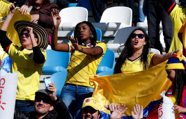 Las mejores imágenes del ambiente del Colombia vs Venezuela.