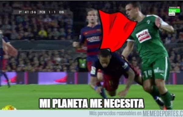 Luis Suárez se robó el show con el Barcelona y también con los memes
