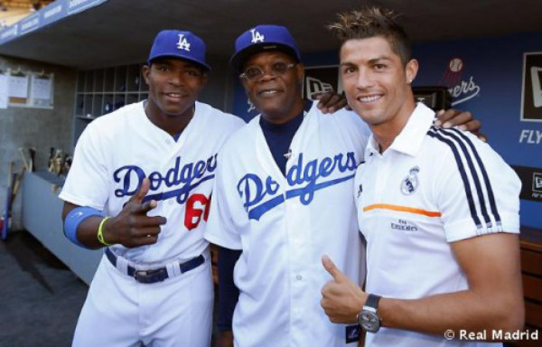 Cristiano Ronaldo, protagonista en la previa del Dodgers-Yankees .