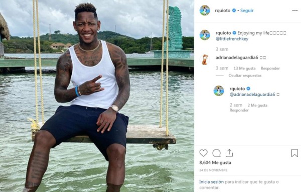 ¿Romance? La bella panameña que 'coquetea” en redes con Romell Quioto