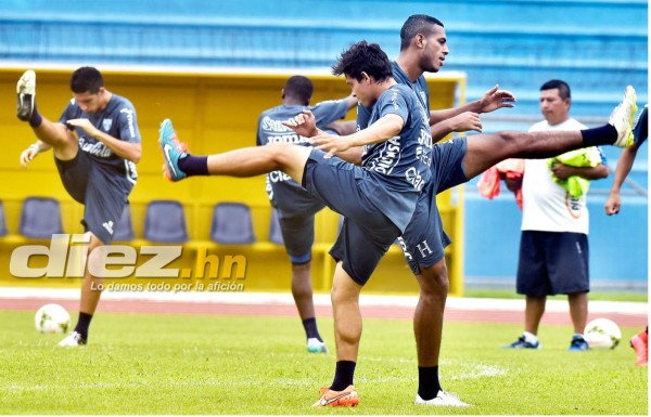 La Selección de Honduras entrena a tope, previo a su amistoso contra Mexico