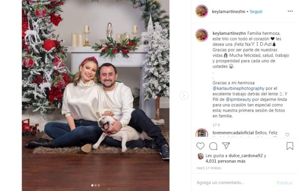 En familia y con mucha elegancia, así pasaron la navidad los famosos de Honduras