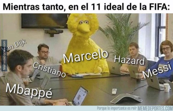 Los otros memes que no has visto de los Premios The Best donde destrozan a Messi