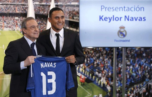 Keylor Navas fue presentado como portero del Real Madrid.