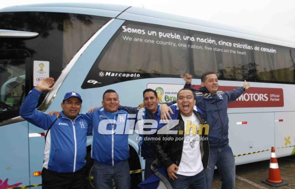 El ambiente en concentración de Honduras a un día de su debut
