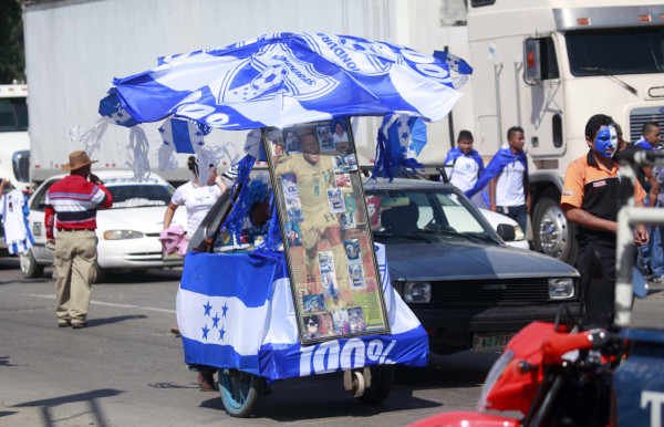 Gran Ambiente previo al Juego entre Honduras VS USA.
