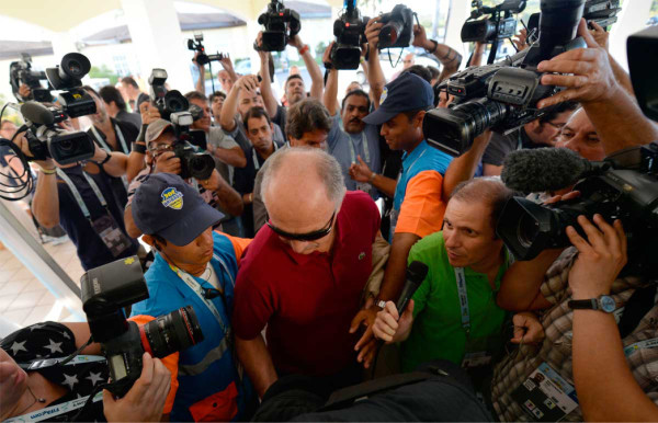 Las estrellas del fútbol mundial en Costa do Sauípe Brasil.