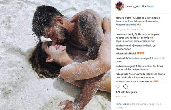 Boda privada e infartante luna de miel de Ezequiel Garay y Tamara Gorro en Maldivas