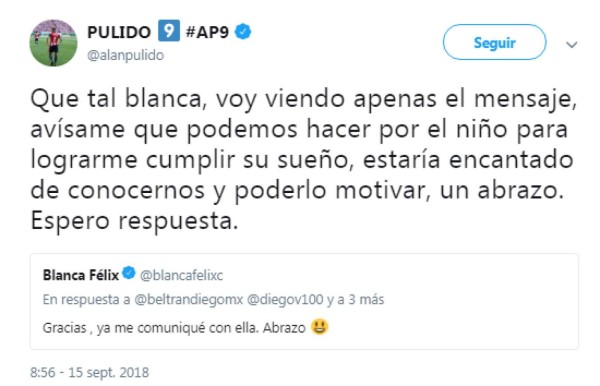 ¡Enorme! Detallazo de Alan Pulido y portera mexicana con un niño que perdió a su padre