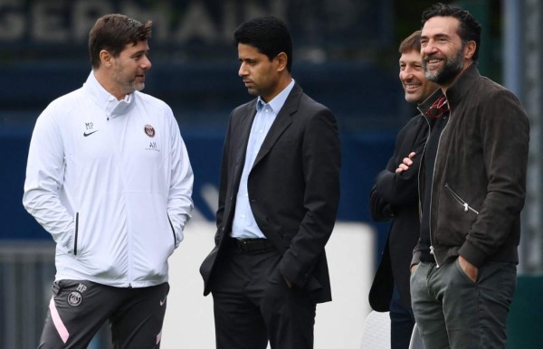 Así fueron captados Mbappé y Neymar en el entrenamiento del PSG tras la polémica; el jeque estuvo presente
