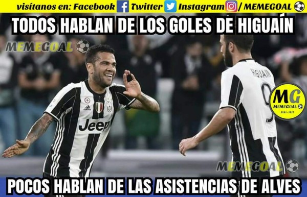 Los terribles memes contra Higuaín en el gane de la Juventus ante Mónaco