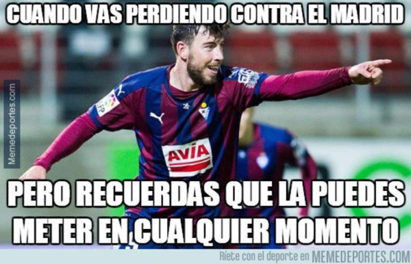 Ni goleando al Éibar perdonan con los terribles Memes al Real Madrid