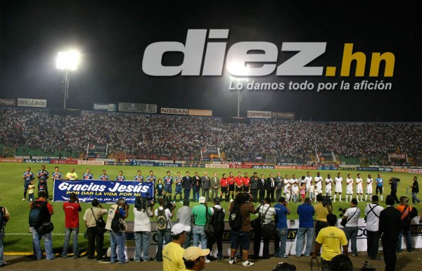 Imágenes de las últimas finales entre Olimpia y Motagua