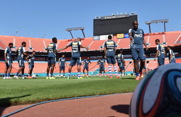 Honduras afinó detalles en el estadio Sun Life de Miami