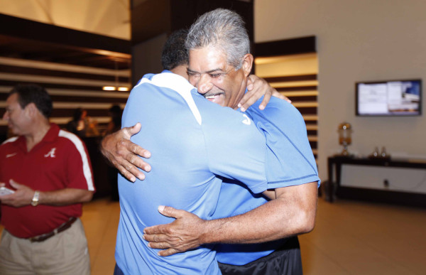 La llegado de los legionarios a la concentración en Miami.