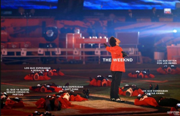Despedazan a The Weeknd en los increíbles y mejores memes que dejó el 'halftime' show Super Bowl LV