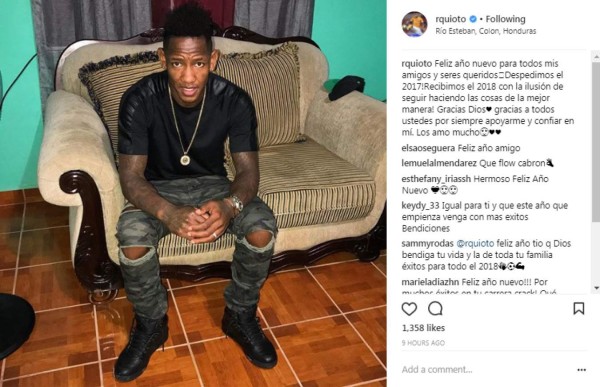 Jugadores hondureños le dieron la bienvenida al 2018