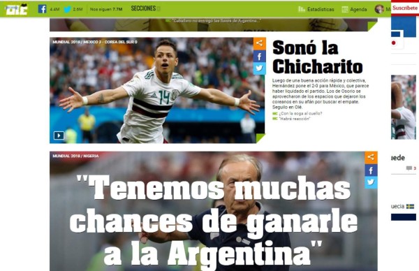 Bien chingones: Prensa mundial se rinde a México por nuevo triunfo en Mundial de Rusia