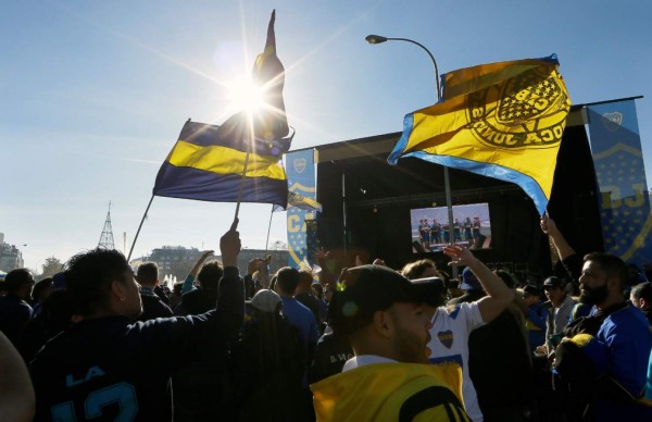 ¡Locura! El ambientazo en Madrid a pocas horas del River-Boca en la final de Libertadores