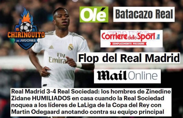 Barcelona-Real Madrid, las portadas tras la eliminación de Copa del Rey: 'Baño y otro sopapo para Messi'