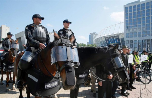 Kiev, lista para recibir la final de la Champions League entre Real Madrid y Liverpool