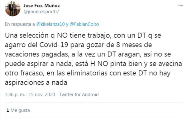 Las críticas hacia Fabián Coito tras perder ante Guatemala: 'Ridículo lo de la Selección”