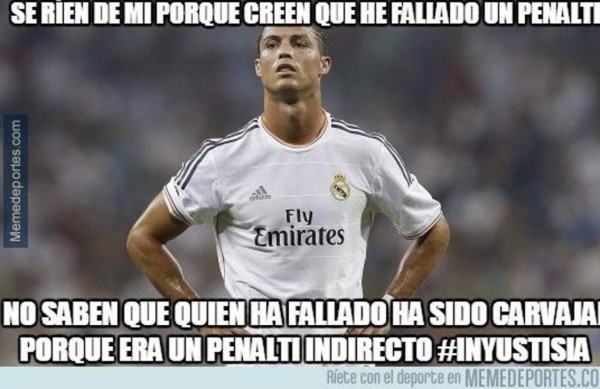 Los memes del Málaga-Real Madrid se burlan de Cristiano Ronaldo