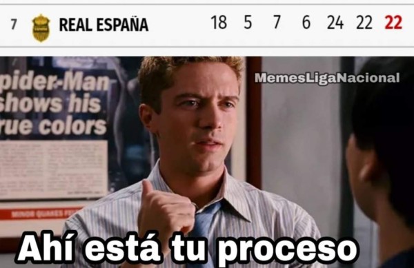 Real España, la burla en los memes tras quedar eliminados de la pentagonal