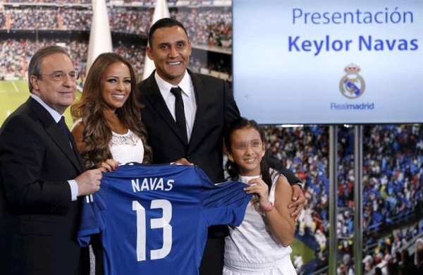Keylor Navas fue presentado como portero del Real Madrid.