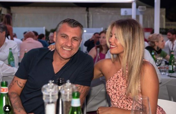 Así es Costanza Caracciolo, la novia de Christian Vieri que es 16 años menor que él