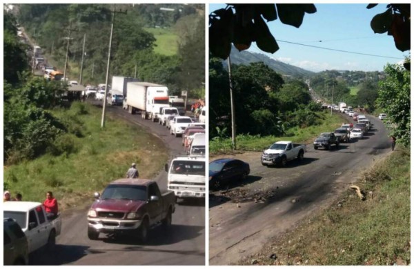 Las imágenes del sorpresivo paro de transporte en varias ciudades de Honduras