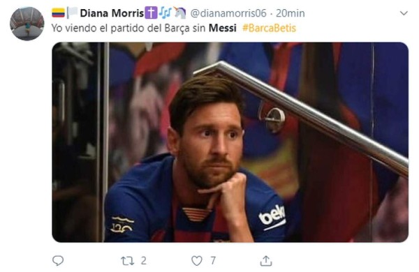 Crueles: Los memes de la paliza del Barcelona al Betis con los gestos de Messi como protagonistas