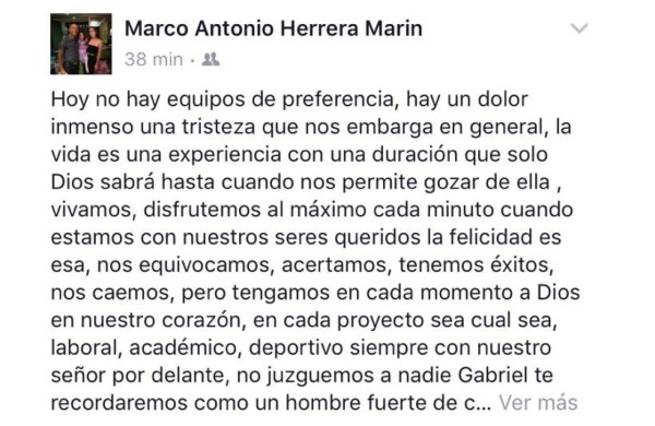 ¡QUÉ TRISTE! El fútbol costarricense llora la muerte de Gabriel Badilla