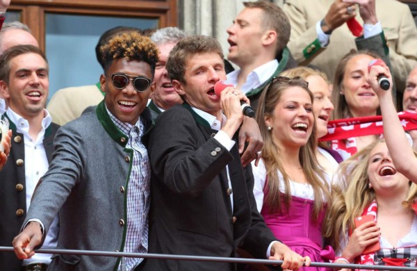 La espectacular celebración del Bayern Munich con su gente en la ciudad