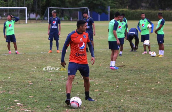 ¡En fotos! Presencia de Emilio Izaguirre y mucha concentración en el entreno de Motagua