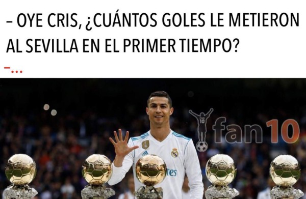 ¡Imperdibles! Los mejores memes de la paliza del Real Madrid al Sevilla