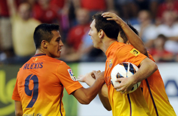 Messi resucita al Barcelona en cinco minutos.