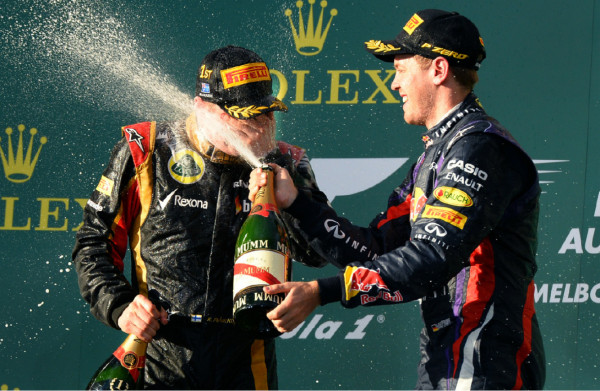 Kimi Raikkonen (Lotus) se convirtió en el primer líder del Mundial de Fórmula Uno