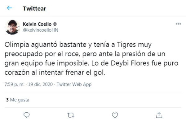 Periodistas mexicanos y hondureños tras el Olimpia-Tigres: 'Los felinos no se despeinaron”
