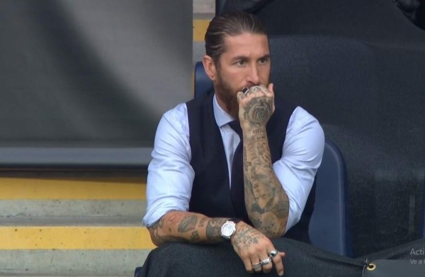 El gesto de Ramos y así fueron captados Guardiola y Zidane tras la eliminación del Real Madrid