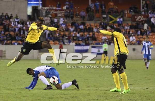 Las imágenes que dejó el amistoso Honduras-Jamaica en Houston