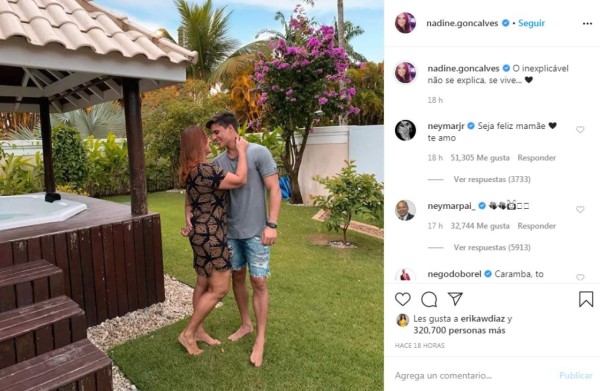 Fotos: Así es Nadine Gonçalves, la mamá de Neymar que presentó a su nuevo novio de 22 años