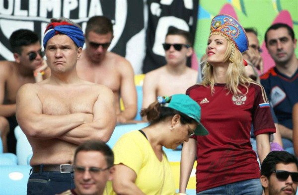 Las mejores imágenes del juego Russia vs Bélgica