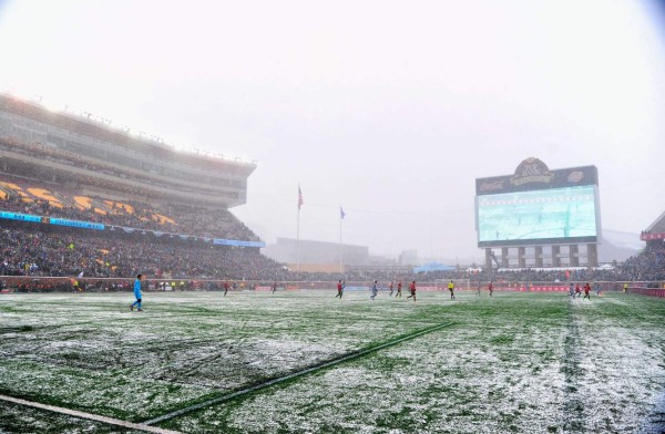 Las fotografías más sorprendentes del Atlanta-Minnesota bajo la nieve en la MLS