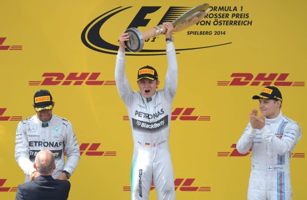 Nico Rosberg ganó el Gran Premio de Austria