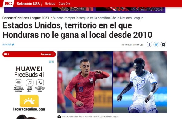 'Elis, la amenaza': Lo que dicen los medios internacionales sobre el Estados Unidos-Honduras