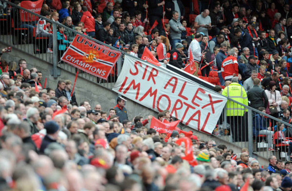Alex Ferguson y su histórica despedida del Manchester United.