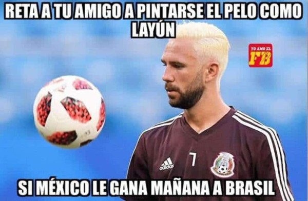 Los mejores memes del cambio de 'look' de Chicharito Hernández y Layún previo al juego con Brasil