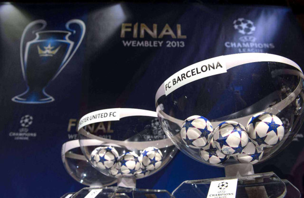 Sorteo de Uefa Champions League 2012-2013.