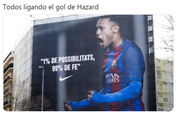 Destrozan a Hazard: los memes del duro empate del Real Madrid ante Chelsea en la Champions
